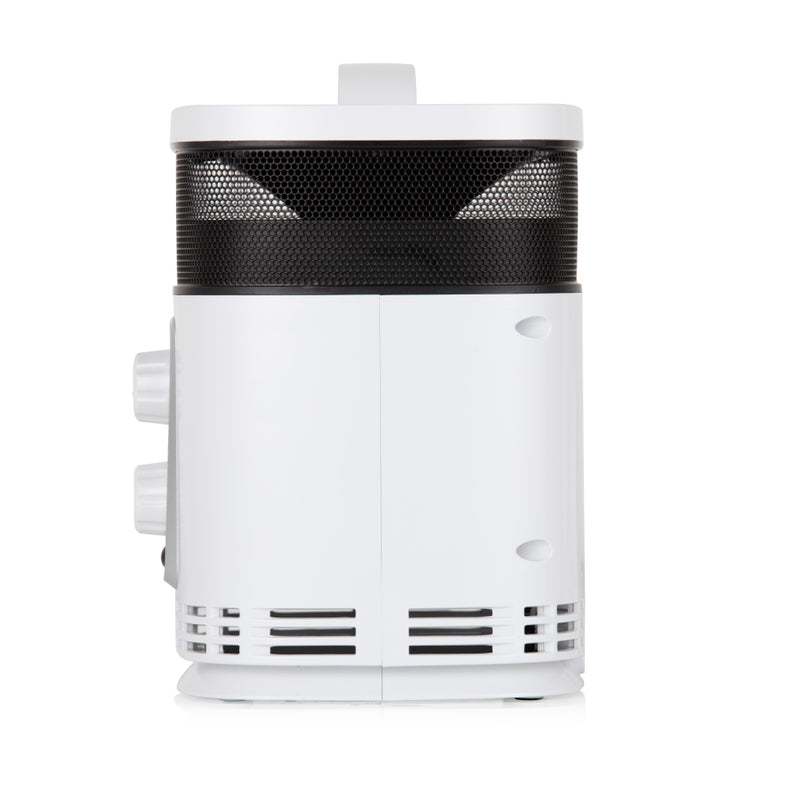 Black+Decker Ceramic Fan Heater 1.5KW  - White