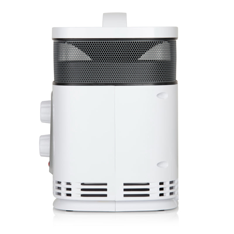 Black+Decker Ceramic Fan Heater 1.5KW  - White