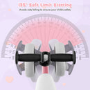 No Pedal Baby 4 Wheels Balance Bike with Non-slip Handlerbar-Pink