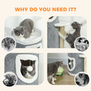 PawHut 101 Cm Cat Tree Cat Condo For Indoor Cats With Sisal Scratching Post
