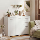 HOMCOM Modern Sideboard Kitchen Storage Cabinet, White