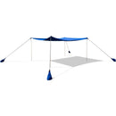 Beach Canopy Shields 300 X 300 Cm Beach Tent Sun Shelter Fit 6-8 People-Blue