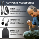 Outsunny Gold Metal Detector With DSP Chip And 5 Professional Modes