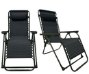 2 Pack Bali Zero Gravity Chairs - Black