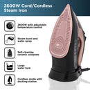 Black And Decker Cordless Steam Iron 2600w - Rose Gold