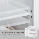 Kleankin Modern Bathroom Cabinet, Freestanding Floor Cabinet With Storage