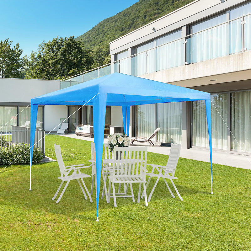Outsunny 2.7m x 2.7m Heavy Duty Gazebo/ Marquee - Blue