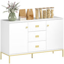 HOMCOM Modern Sideboard, Storage Cabinet, Accent Cupboard White
