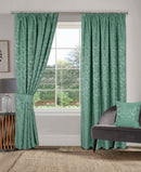 BUCKINGHAM GREEN POLYESTER FILLED CUSHION COVER