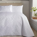 Serene Butterfly Garden Duvet Cover Set in White