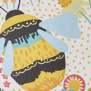 Fusion Buzzy Bee Outdoor Filled Cushion In Ochre