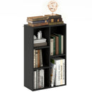 HOMCOM 2-Tier Bookshelf with 5 Open Storage Compartments