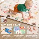 AIYAPLAY Foldable Baby Play Mat, Waterproof Activity Playmat