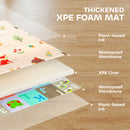 AIYAPLAY Foldable Baby Play Mat, Waterproof Activity Playmat