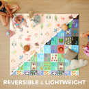 AIYAPLAY Foldable Baby Play Mat, Waterproof Activity Playmat