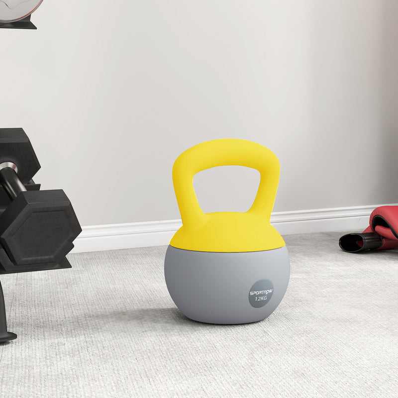 SPORTNOW 12KG Kettlebell With Soft Body And Non-Slip Handle