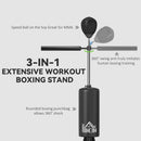 HOMCOM Boxing Punch Bag Stand w/ Rotating Flexible Arm Speed Ball Waterable Base