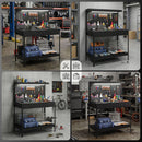 HOMCOM 110 cm Workbench with Pegboard and LED Light, 272 kg Load Capacity