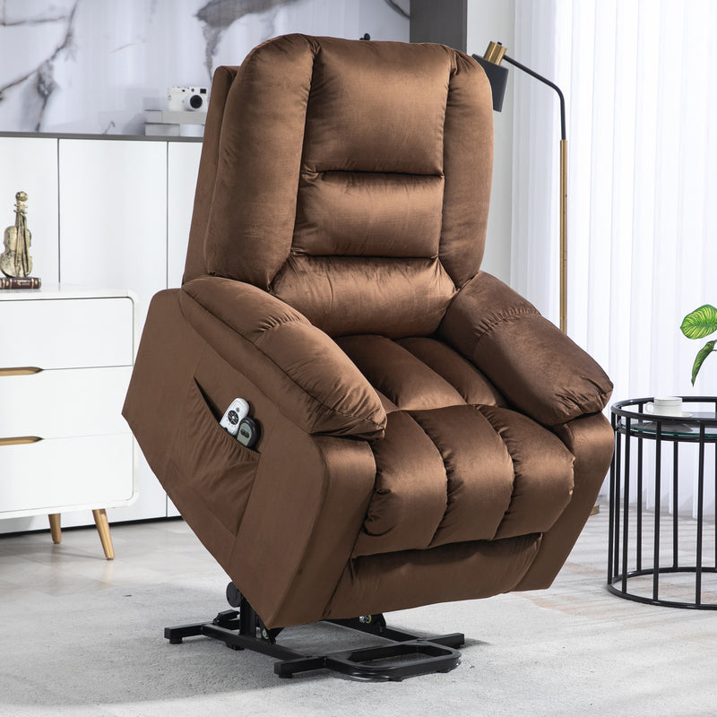 HOMCOM Lift Chair With Vibration Massage, Heat, Quick Assembly, Grey
