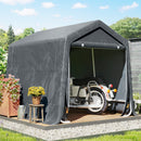 Outsunny Outdoor Garden Storage Shed Waterproof Bike Tent  W/ Zipper Doors