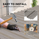 Outsunny Pack Of 12 Metal Roofing Sheets For Greenhouse