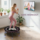 SPORTNOW 40'' Foldable Fitness Trampoline Rebounder with Handle