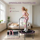 SPORTNOW 40'' Foldable Fitness Trampoline Rebounder with Handle