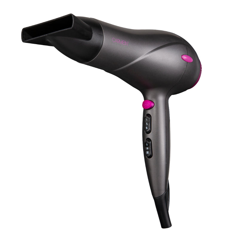 Carmen Neon Hair Dryer Set 2000w  - Graphite