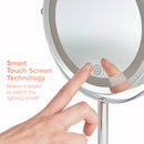 Carmen Cosmetic Mirror with LEDs  - Chrome