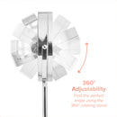 Carmen Cosmetic Mirror with LEDs  - Chrome