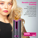 Carmen Neon Cordless Automatic Curler  - Graphite