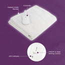 Carmen Single Heated Under Electric Blanket  - White