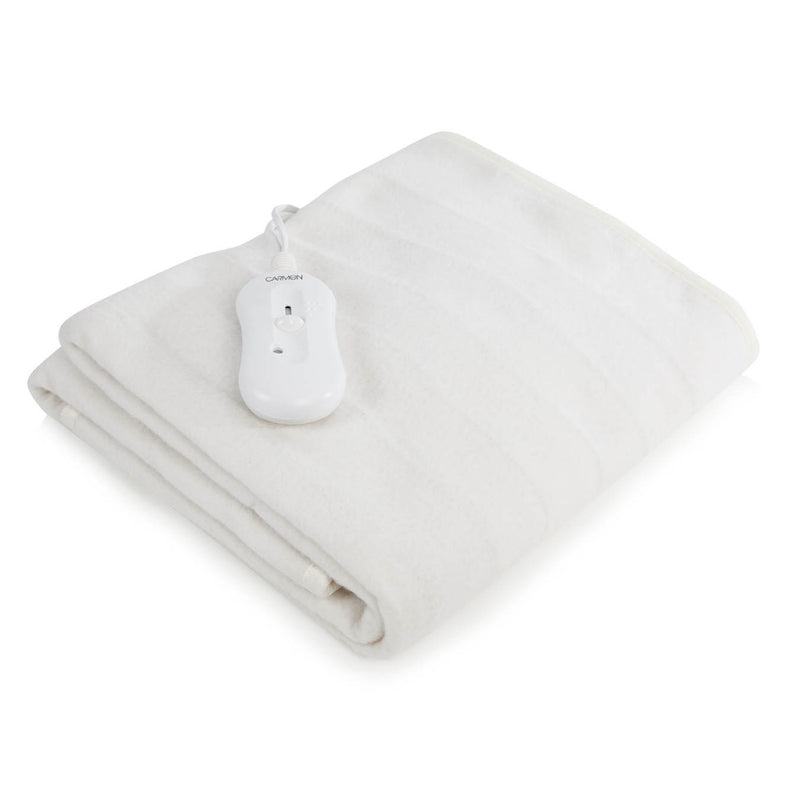Carmen Single Heated Under Electric Blanket  - White
