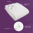 Carmen Kingsize Heated Under Electric Blanket  - White