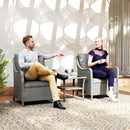 Outsunny 2 Pieces Rattan Garden Chairs, Cushioned Rattan Chairs