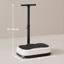 SPORTNOW Vibration Plate with Adjustable Handle, Auto or Manual Speeds