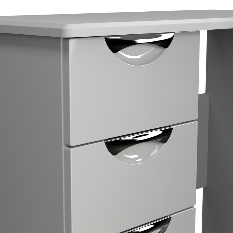 Camden Vanity in Grey Gloss & Dusk Grey - Ready Assembled