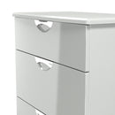 Camden 3 Drawer Deep Chest in Grey Gloss & Dusk Grey - Ready Assembled