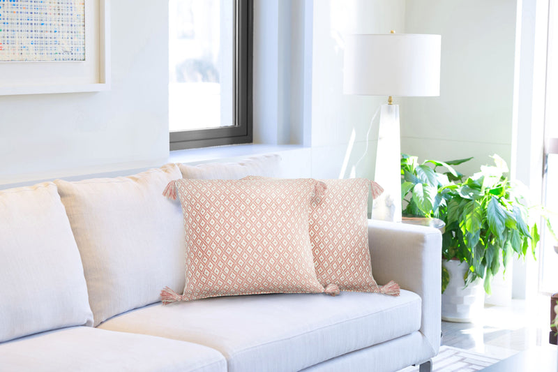 Casablanca - Recycled Cotton Cushion Cover in Taupe
