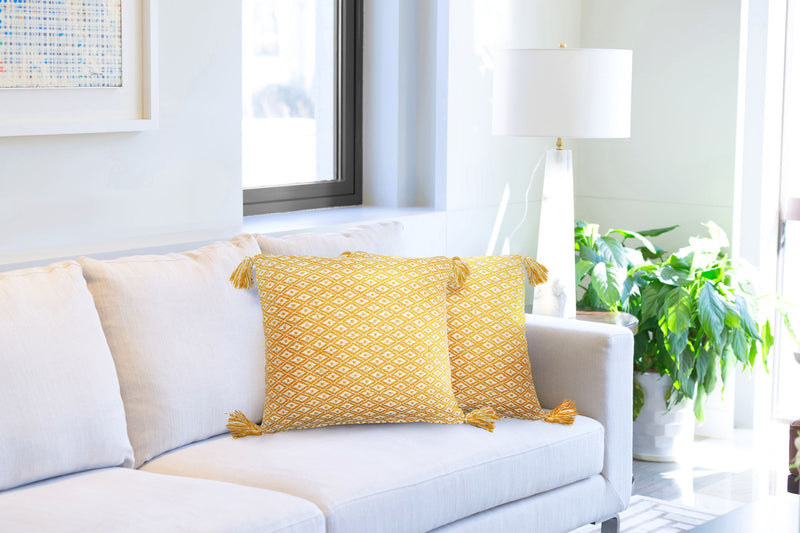Casablanca - Recycled Cotton Cushion Cover in Taupe