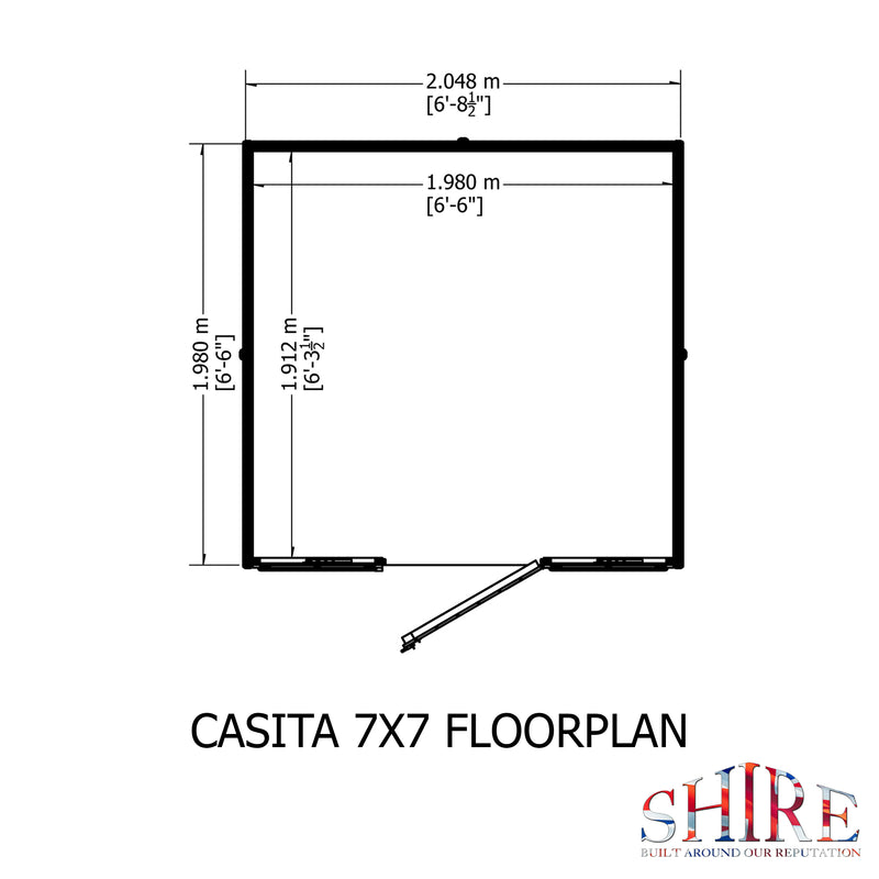 Casita Shiplap Apex Shed