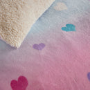 Bedlam Cosy Ombre Heart Duvet Cover Set in Multi