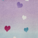 Bedlam Cosy Ombre Heart Duvet Cover Set in Multi