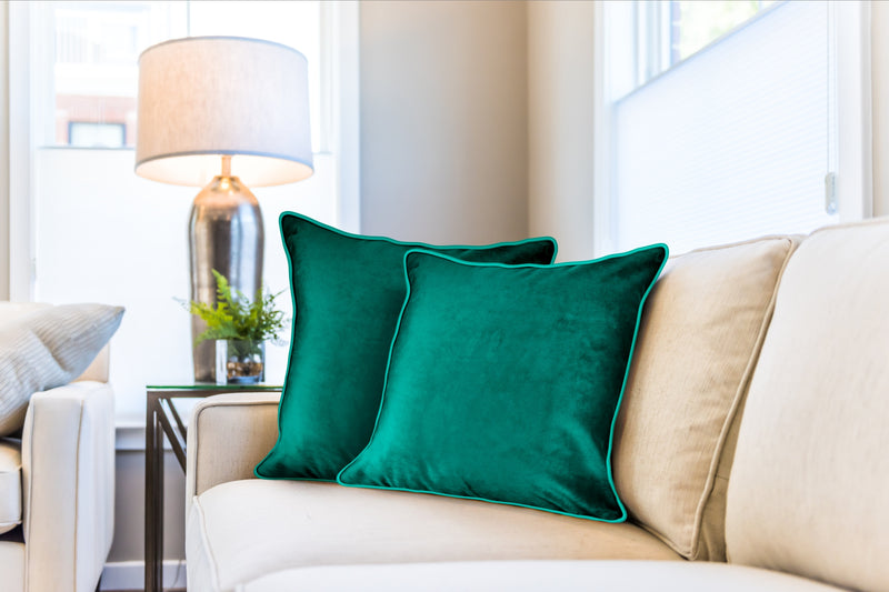 Chelsea - Soft Touch Velvet Luxury Cushion Cover in Orange