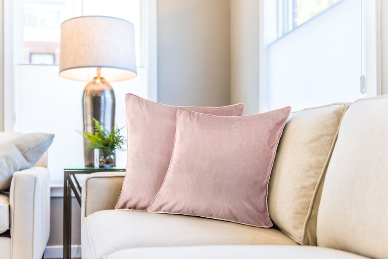 Chelsea - Soft Touch Velvet Luxury Cushion Cover in Orange