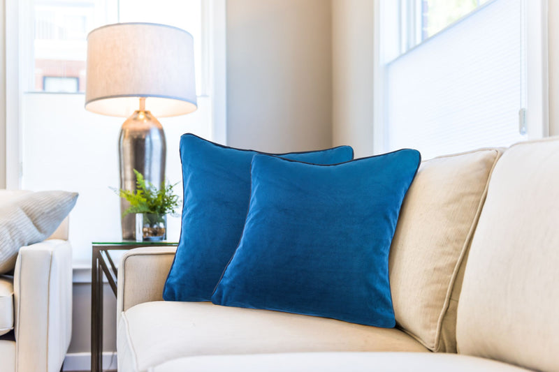 Chelsea - Soft Touch Velvet Luxury Cushion Cover in Orange