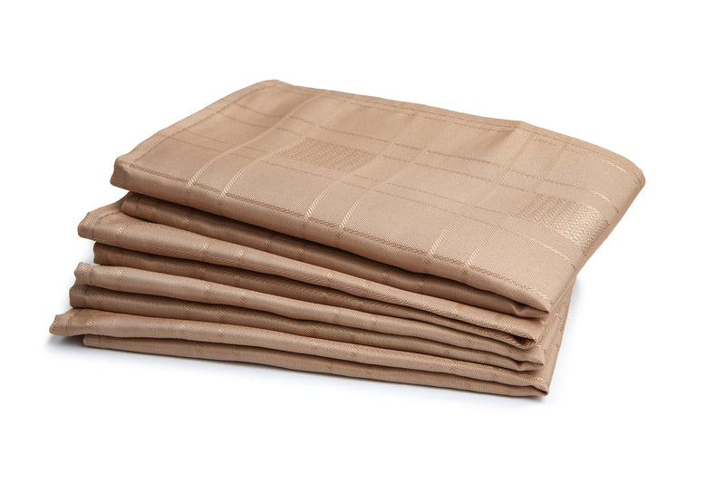 Chequers - Jacquard Napkins in Wine