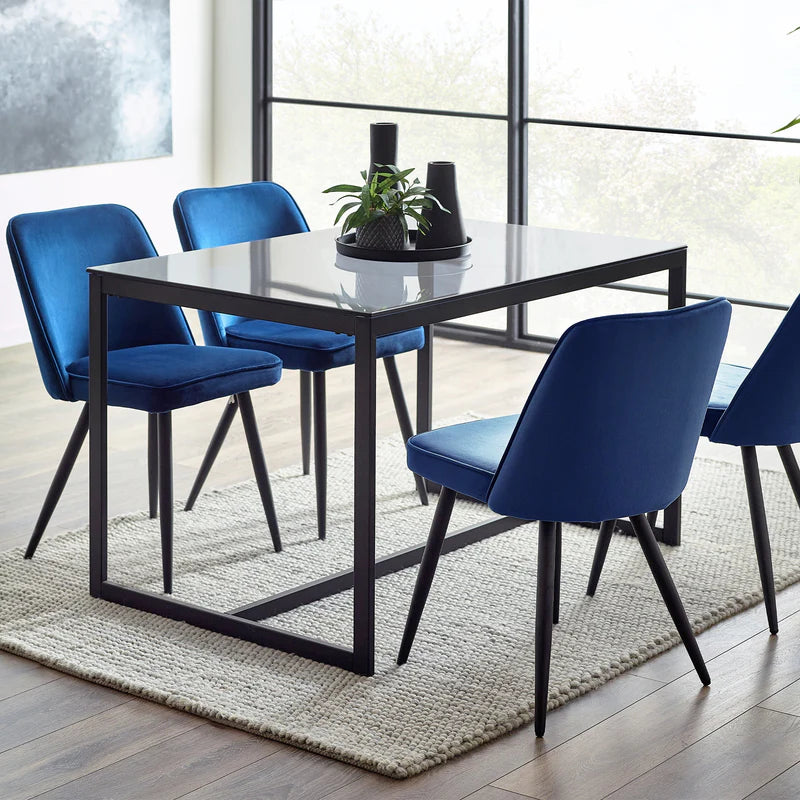 Chicago Dining Table Smoked Glass