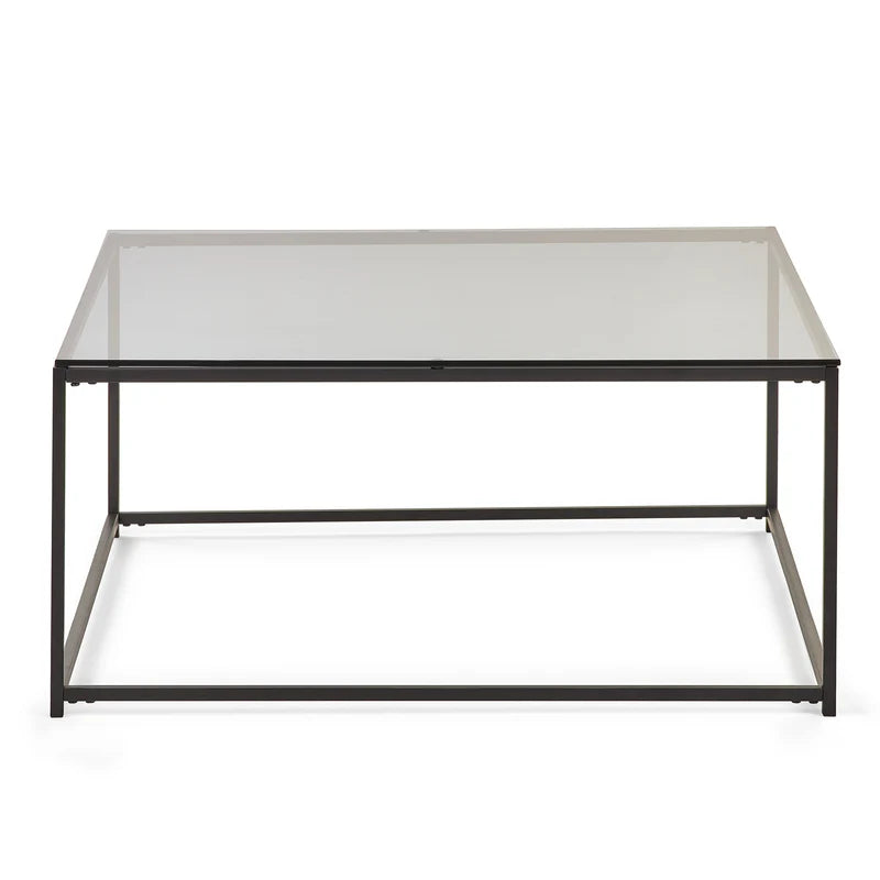 Chicago Square Coffee Table Smoked Glass
