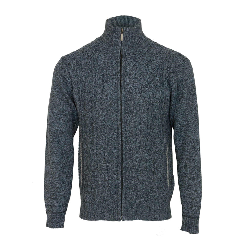 Hutson Harbour Chunky Cable Cardigan - Blue